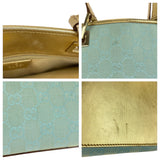 Gucci Tote Bag 002 1099 GG canvas, leather Emerald green Tote Bag handbag Women