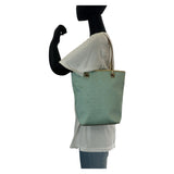 Gucci Tote Bag 002 1099 GG canvas, leather Emerald green Tote Bag handbag Women