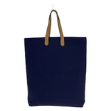Hermes Tote Bag Cotton canvas, leather purple Handbag Amedaba GM Women