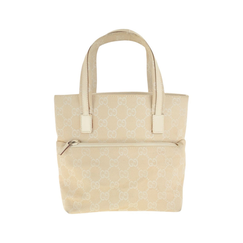 Gucci Tote Bag 002.1079 GG canvas Beige Ivory Tote Bag handbag Women
