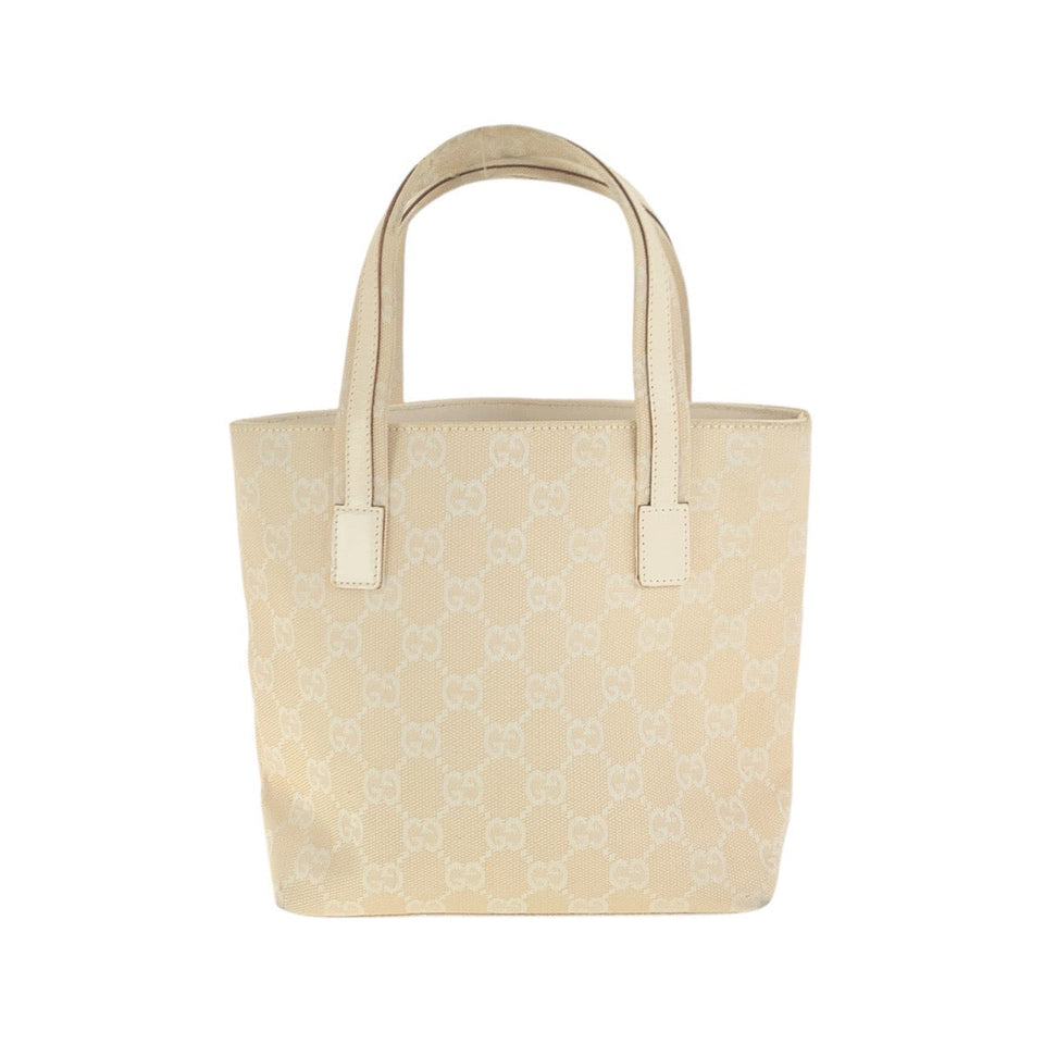Gucci Tote Bag 002.1079 GG canvas Beige Ivory Tote Bag handbag Women