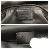Gucci Shoulder Bag 001 1577 leather Black SilverMetal Bamboo Women