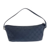 Gucci Handbag 07198 GG canvas, leather Black SilverMetal Handbag accessory pouch Women