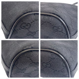 Gucci Handbag 07198 GG canvas, leather Black SilverMetal Handbag accessory pouch Women