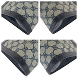 Gucci Clutch bag GG Supreme Canvas Gray navy Clutch bag business bag Sherry line Women