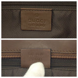Gucci Tote Bag 002 1119 GG canvas Brown Beige SilverMetal