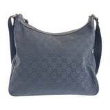 Gucci Shoulder Bag 131211 GG canvas Black SilverMetal Crossbody Shoulder Bag Messenger Bag mens