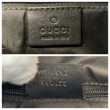 Gucci Handbag 001 4095 GG canvas Black SilverMetal Handbag Shoulder Bag Bamboo Women