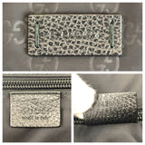 Gucci Tote Bag 387067 Nylon Black SilverMetal Tote Bag Shoulder Bag 2way Business Bag GG pattern mens