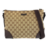Gucci Shoulder Bag 114273 GG canvas, leather Beige brown Shoulder Bag Messenger bag Women