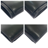 Gucci Shoulder Bag 26 004 0297 leather Black GoldMetal Shoulder Bag Clutch bag 2way Old Gucci Women