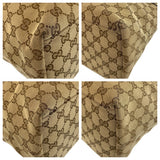 Gucci Tote Bag 155524 GG canvas Beige brown Tote Bag Shoulder Bag Sherry line Women