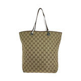 Gucci Tote Bag 31243 GG canvas, leather Beige brown Tote Bag Shoulder Bag Women