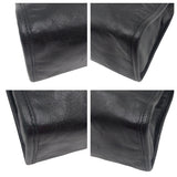 Gucci Clutch bag leather black Clutch bag business bag Interlocking mens