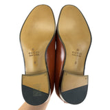 Gucci loafers 714681 leather Brown brown Loafers Leather Shoes Dress Shoes Tassel mens 6