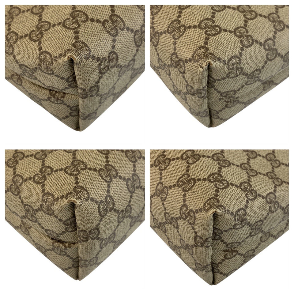 Gucci Tote Bag 39 02 003 GG Supreme Canvas Beige brown Tote Bag Shoulder Bag Sherry Line Old Gucci Women