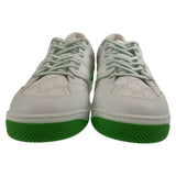 Gucci sneakers 700290 leather White green Sneakers basketball shoes Basket GG pattern mens 11