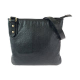 Gucci Shoulder Bag 239347 leather Black SilverMetal Shoulder Bag pochette Guccisima Women(Unisex)