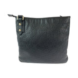 Gucci Shoulder Bag 239347 leather Black SilverMetal Shoulder Bag pochette Guccisima Women(Unisex)