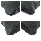 Gucci Shoulder Bag 239347 leather Black SilverMetal Shoulder Bag pochette Guccisima Women(Unisex)