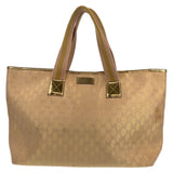 Gucci Tote Bag 267474 001013 GG canvas Beige gold Tote Bag Shoulder Bag Women
