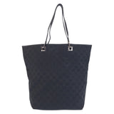 Gucci Tote Bag 31243 GG canvas, leather Black black Tote Bag Shoulder Bag Women