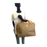 Gucci Boston Duffel bag GG canvas Beige Multicolor Gold Metal Boston Duffel bag Handbag Travel bag Duffle bag Unisex Old Gucci Shelly Line Micro GG Women(Unisex)