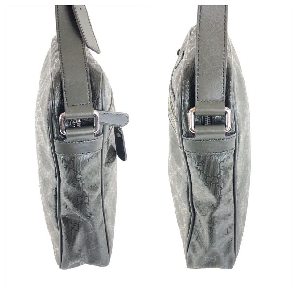 Gucci Shoulder Bag 201448 leather Khaki Silver Metal GG implementation