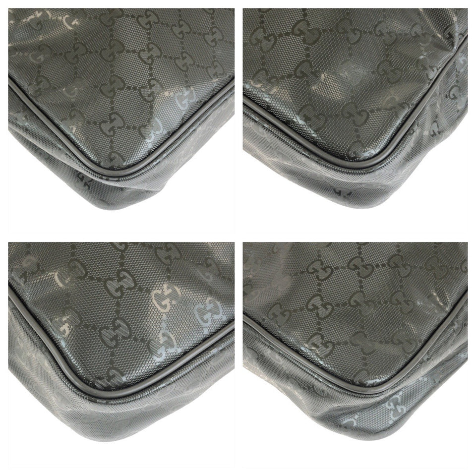 Gucci Shoulder Bag 201448 leather Khaki Silver Metal GG implementation
