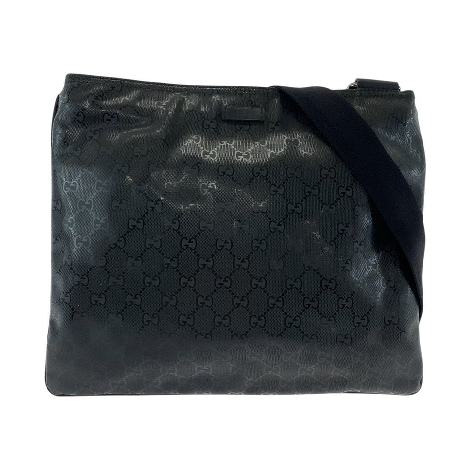Gucci Shoulder Bag 201446 PVC Black black Shoulder Bag Messenger Bag Unisex GG implementation mens