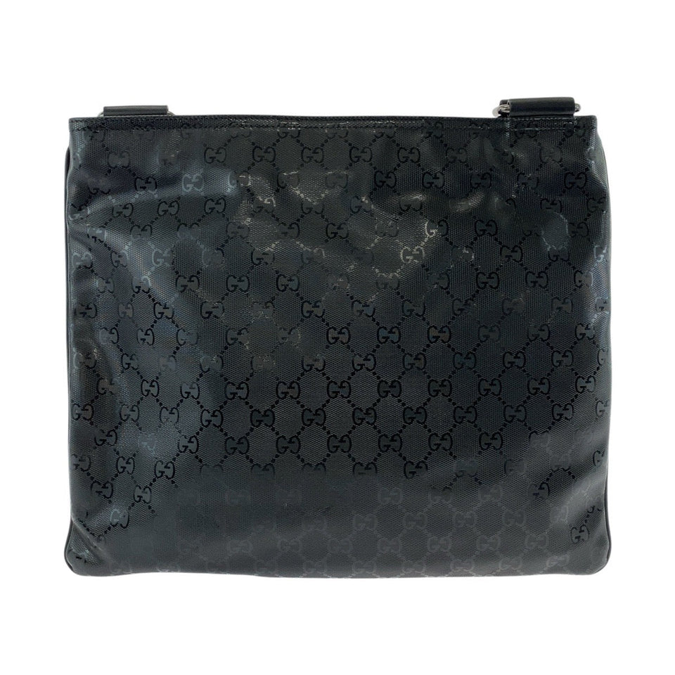 Gucci Shoulder Bag 201446 PVC Black black Shoulder Bag Messenger Bag Unisex GG implementation mens