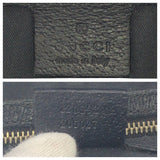 Gucci Shoulder Bag 120893 GG canvas, leather Black GoldMetal Shoulder Bag pochette Studs Women