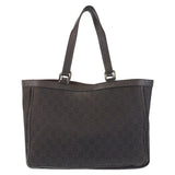 Gucci Tote Bag 268639 GG canvas, leather Brown Silver Metal Tote Bag Shoulder Bag Abbey Women
