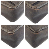 Gucci Tote Bag 268639 GG canvas, leather Brown Silver Metal Tote Bag Shoulder Bag Abbey Women