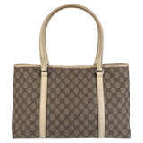 Gucci Tote Bag 114595 GG canvas, leather Beige White Tote Bag Shoulder Bag Women