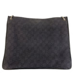 Gucci Shoulder Bag 90656 GG canvas Black SilverMetal Shoulder Bag Messenger bag Women