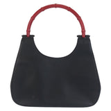 Gucci Shoulder Bag 001 3739 Leather, Bamboo Black black red Shoulder Bag Hobo Bamboo Women