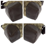 Gucci Shoulder Bag 114273 GG canvas Brown Beige SilverMetal Shoulder Bag Messenger bag Women