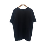 Gucci Short sleeve T-shirt 616036 cotton Black multicolor Short-sleeved T-shirt cut-and-sew logo mens S