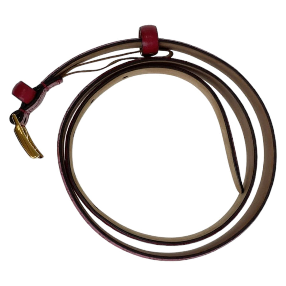 Gucci belt 269813 leather Red Belts Unisex Guccisima mens 34