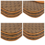 Gucci Shoulder Bag 004 256 PVC, Leather Brown camel Shoulder Bag Messenger bag Old Gucci Micro GG Women