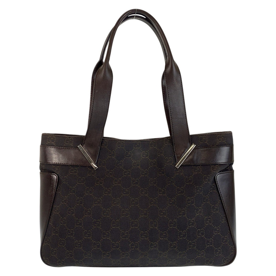 Gucci Tote Bag 73983 GG canvas, leather Brown Tote Bag Shoulder Bag Women