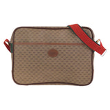 Gucci Shoulder Bag 019 39 0107 PVC Brown Gold Metal Crossbody Shoulder Bag Unisex Old Gucci Shelly Line mens