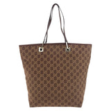 Gucci Tote Bag 002 1098 GG canvas, leather Brown Gold Metal Tote Bag Shoulder Bag Women