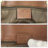 Gucci Tote Bag 002 1098 GG canvas, leather Brown Gold Metal Tote Bag Shoulder Bag Women