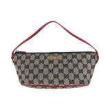 Gucci Handbag 039 1103 GG canvas, leather Black red Handbag accessory pouch Women