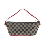 Gucci Handbag 039 1103 GG canvas, leather Black red Handbag accessory pouch Women