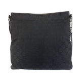 Gucci Shoulder Bag 113013 GG canvas, leather black Messenger bag for men and women Women(Unisex)