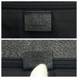 Gucci Shoulder Bag 114273 GG canvas Black SilverMetal Shoulder Bag Crossbody Women