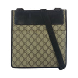 Gucci Shoulder Bag 27639 GG Supreme canvas, leather Brown Silver Metal Shoulder Bag pochette Women